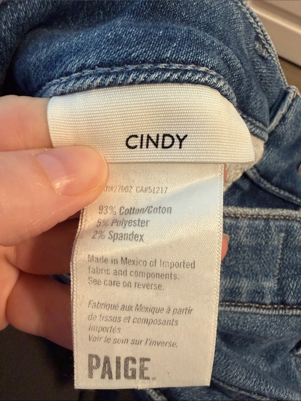 PAIGE Cindy High Rise Straight Leg Jeans - Picture 4 of 4
